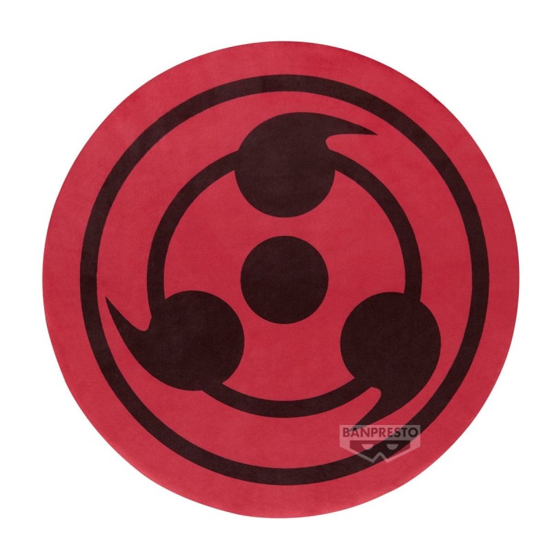 NARUTO SHIPPUDEN - Itachiâ€™s Sharingan Super Big Plush Banpresto 39 cm