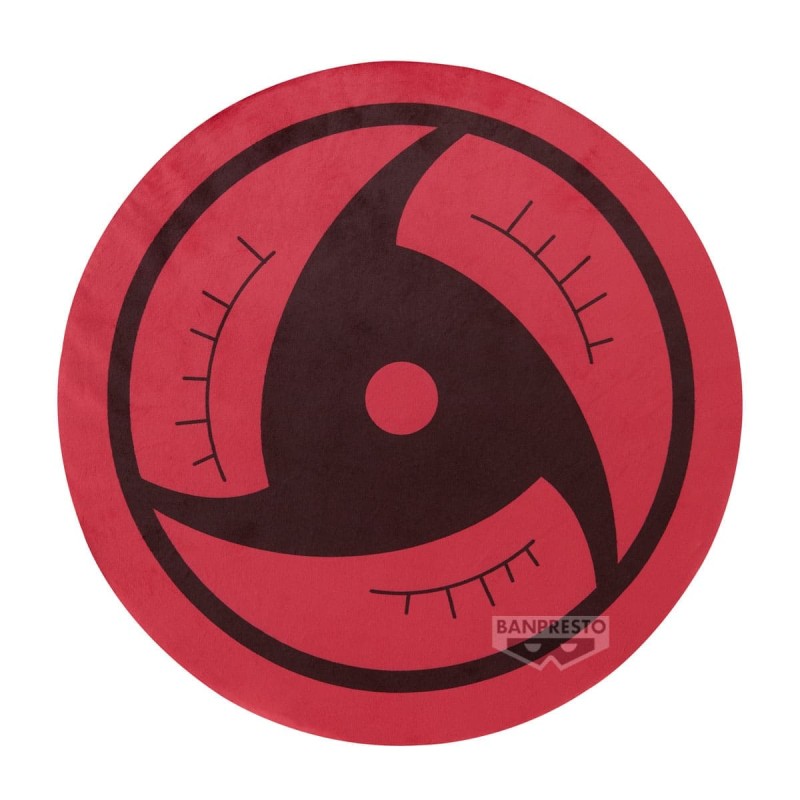 NARUTO SHIPPUDEN - Itachiâ€™s Sharingan Super Big Plush Banpresto 39 cm