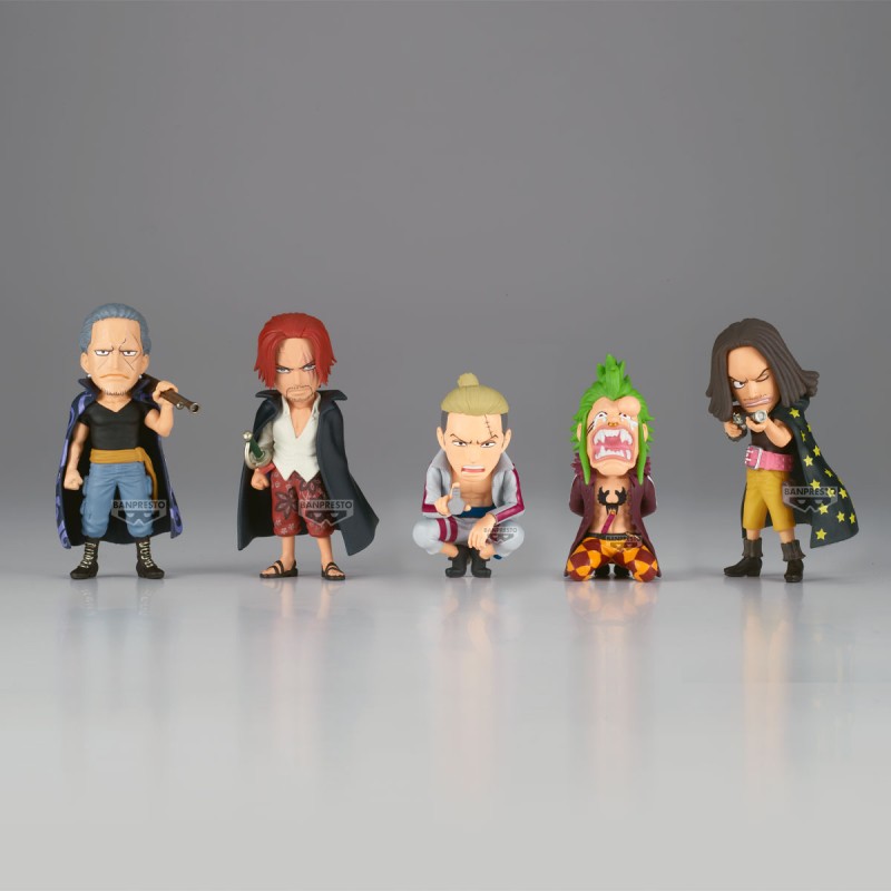 ONE PIECE - Red Hair Pirates vs Bartolomeo World Collectable Figure Complete Pack 5 cm