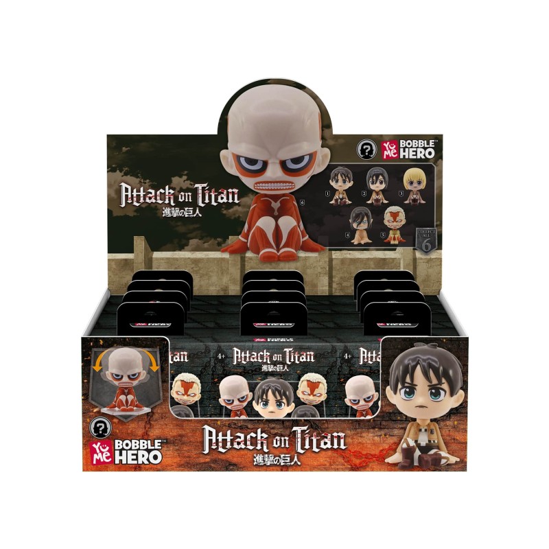 ATTACK ON TITAN - Bobble Hero Minifigure 6 cm (1 random blind box figure) 