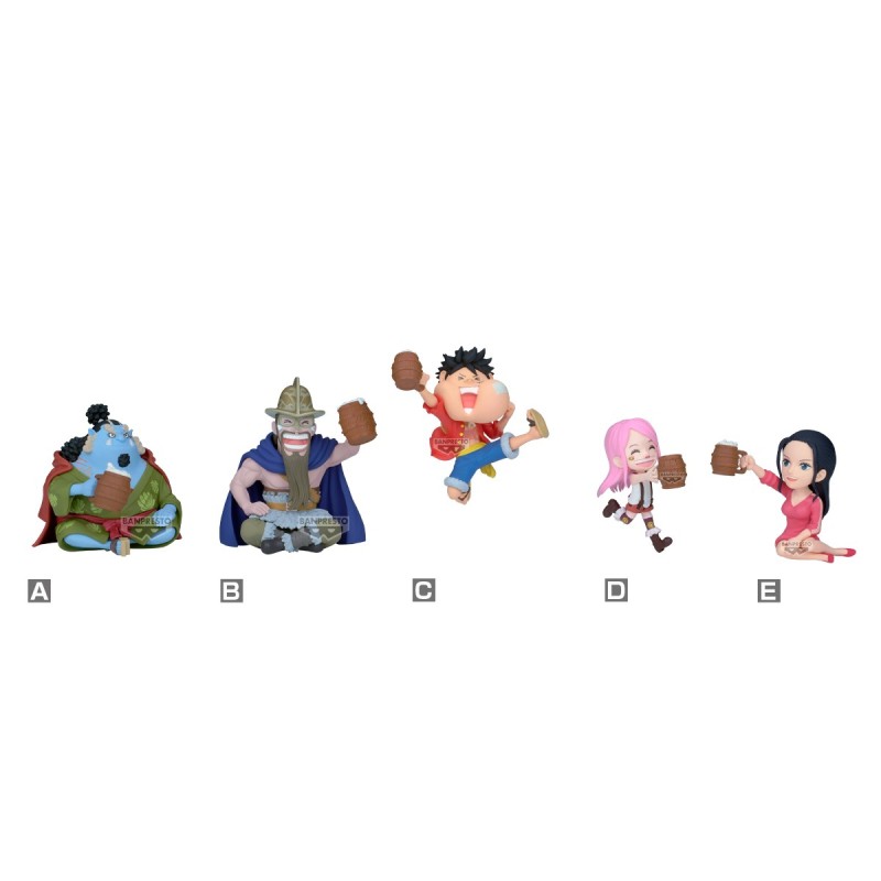 ONE PIECE - Banquet World Collectable Figure Complete Pack 5 cm