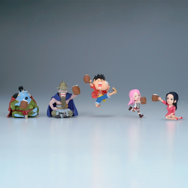 ONE PIECE - Banquet World Collectable Figure Complete Pack 5 cm