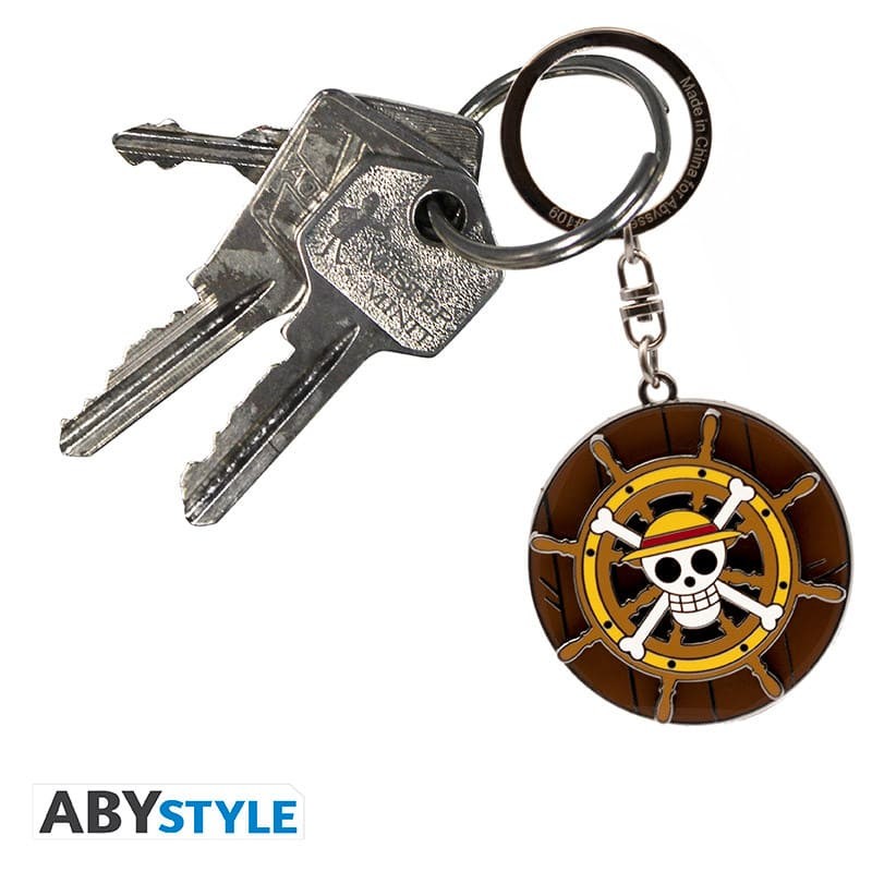 ONE PIECE - Moving Keychain Portachiavi "Thousand Sunny's Helm"