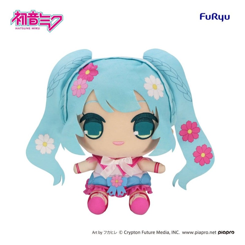HATSUNE MIKU - Kyurumaru Big Plush Furyu 27 cm