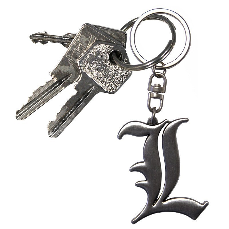 DEATH NOTE - Keychain Death Note Logo "L"