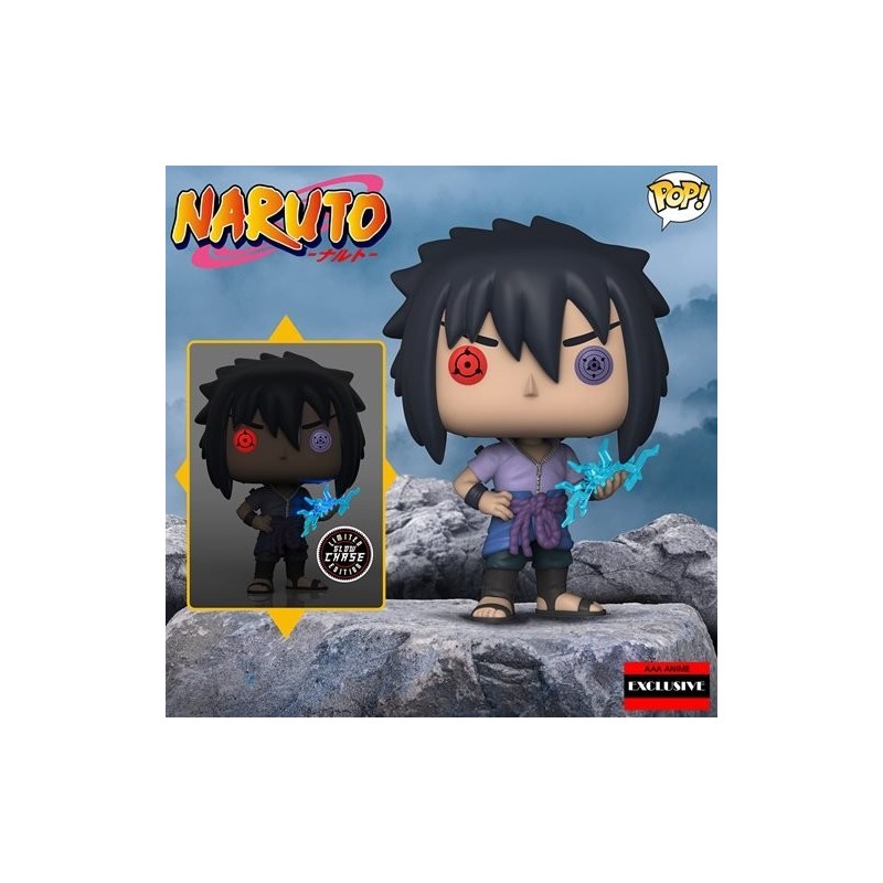 NARUTO SHIPPUDEN - Sasuke Rinnegan Glow Chase Exclusive Funko Pop 1023