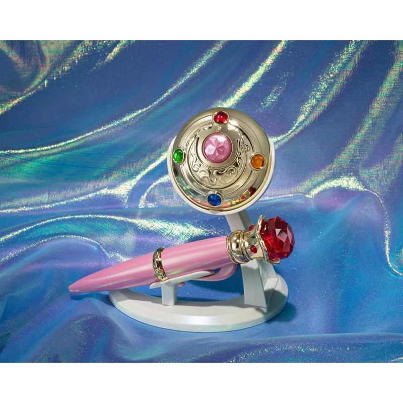 SAILOR MOON Bandai Proplica Replicas Transformation Brooch & Disguise Pen Set Brilliant Color Edition